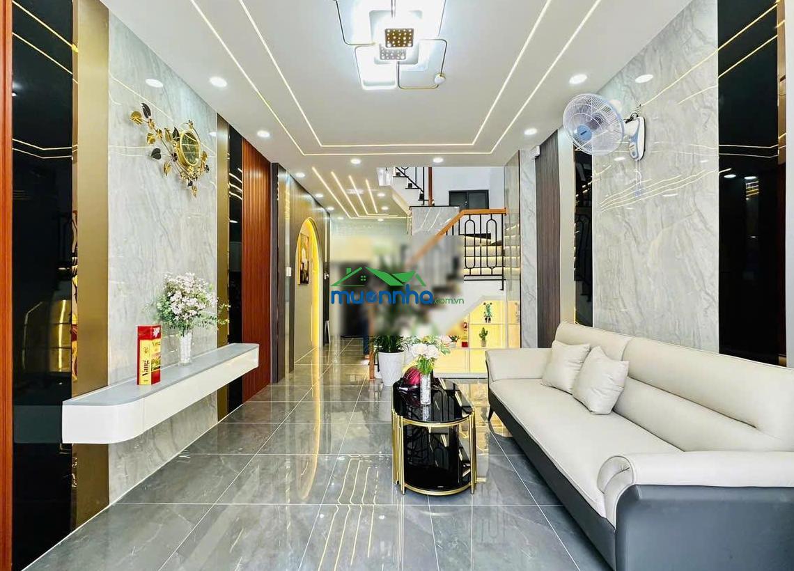 Nhà hxh nguyễn văn luông 48m2, 2 tầng btct, 3 pn 2 wc, có lửng, nhà mới xây, thông ra võ văn kiệt - 4