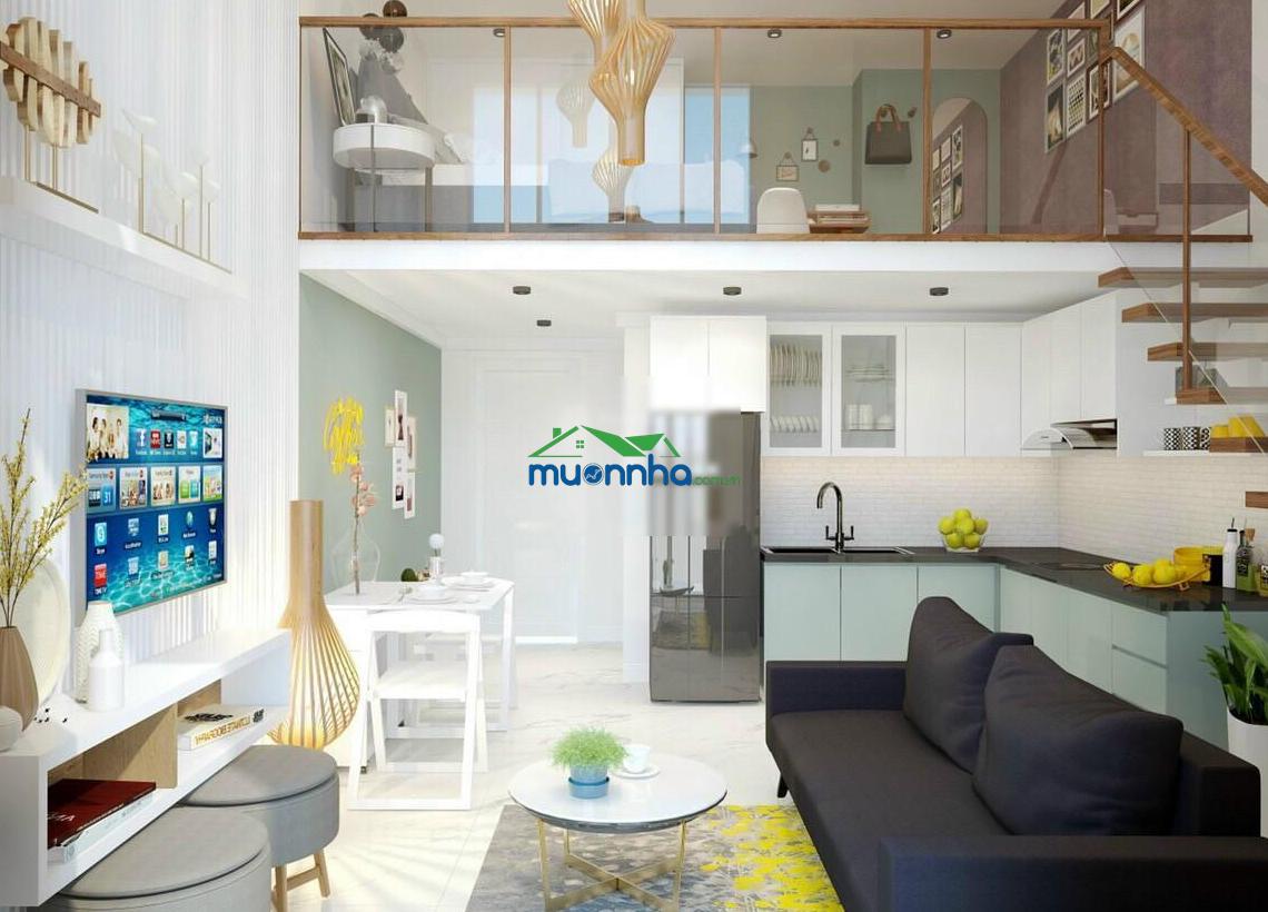 Officetel căn 39,84m2 giá 1tỷ2 thanh toán 70% độ cao trần 5m50 căn hộ mặt tiền tô ngọc vân thủ đức