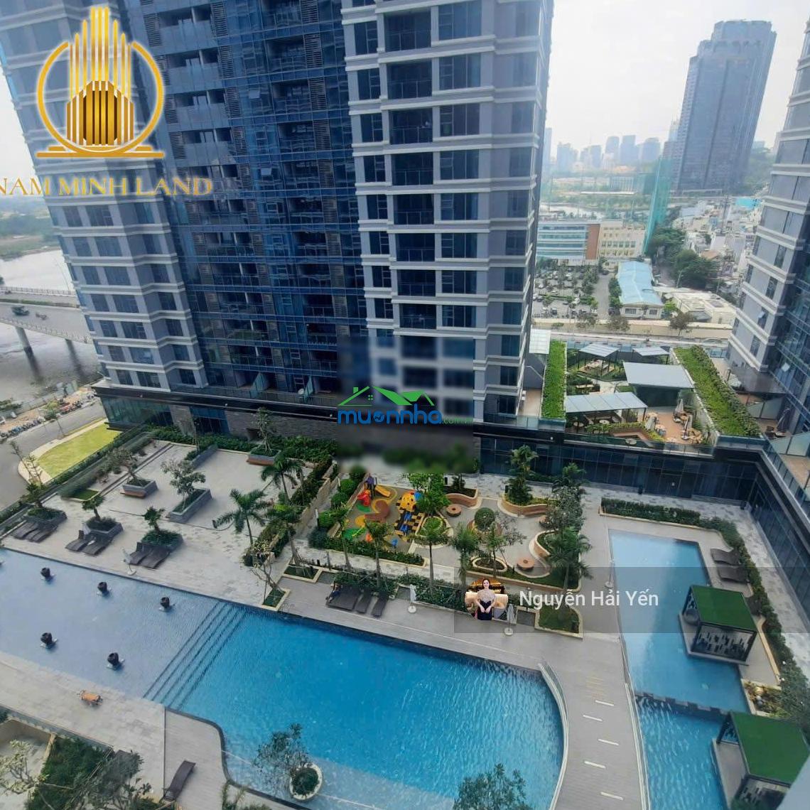 Hải yến nam minh land - cho thuê căn hộ sunwah pearl 2 phòng ngủ 107m2, view sông sài gòn + nội khu - 2