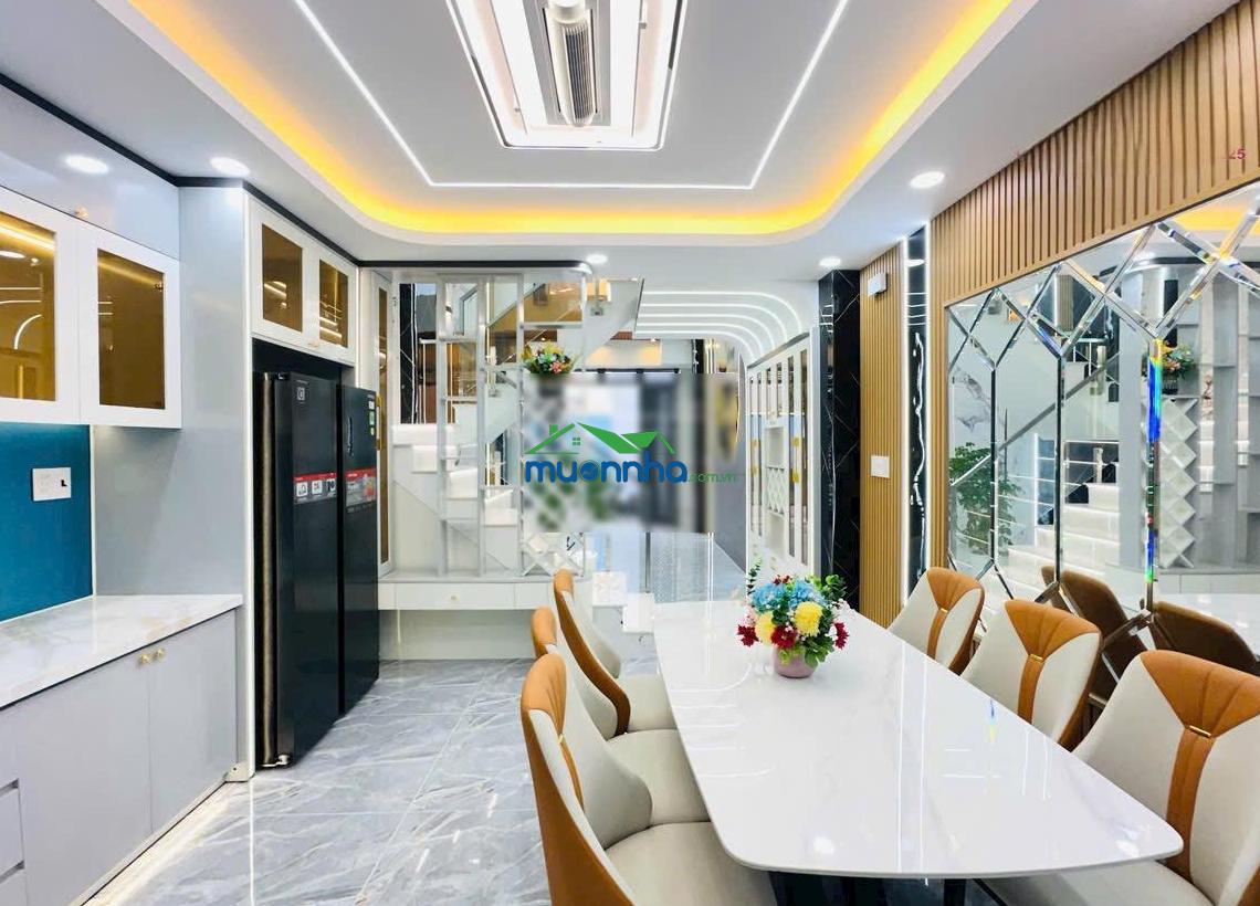 Nhà phố 4m x 14m 4.5 tầng 1/ ngắn đường lâm thị hố p. tân chánh hiệp chỉ sau nhà mặt tiền - 2