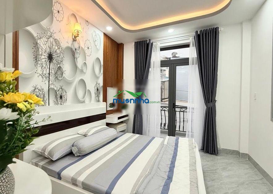 Bán nhà xây mới khu đồng bộ cao tầng - hẻm xe hơi né nhau