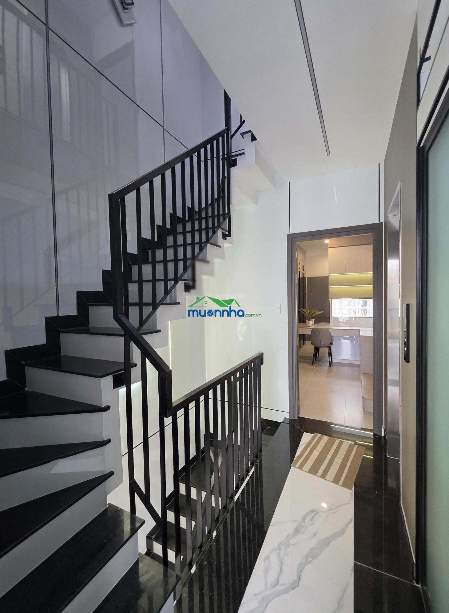 Nhà xây mới full nội thất có thang máy, hẻm xe hơi 106b/25 đường lạc long quân - 4