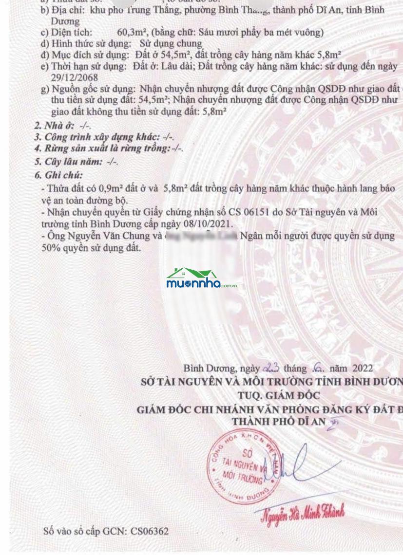 Đất gần chợ bình an, phường bình thắng, tp dĩ an - 3
