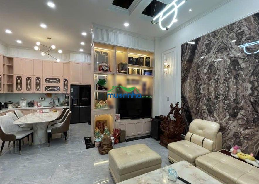 Nhà đẹp - 4 tầng bến lội - (51m2) 4pn - đường nhựa 8m - full nội thất - chỉ : 7.3 tỷ - 4