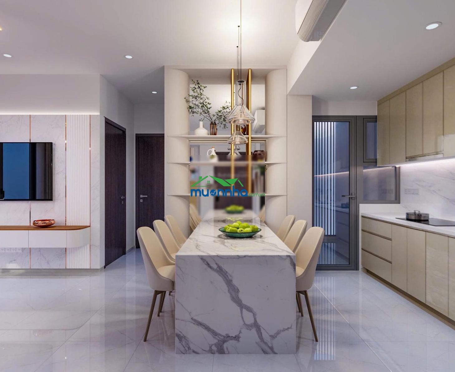 Cho thuê căn hộ view hồ bơi tại celesta rise, 106m2, 3pn, 2wc, nhà bè, hcm - 4