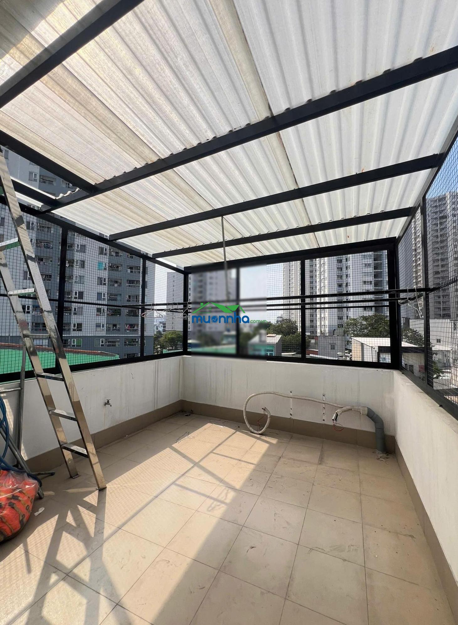 Nhà mới 4 tầng btct hậu giang quận 6, cách mặt tiền 10m, căn góc, 55.8m², 4pn, tiện ở ngay, 6.5 tỷ