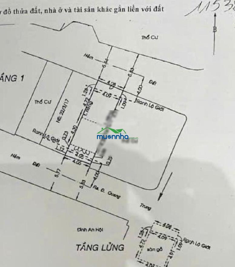 2 mặt hẻm 7m, 4x13 vuông vức, 6.6 tỉ, nguyễn văn khối, gò vấp, ngay gần cv làng hoa - 3