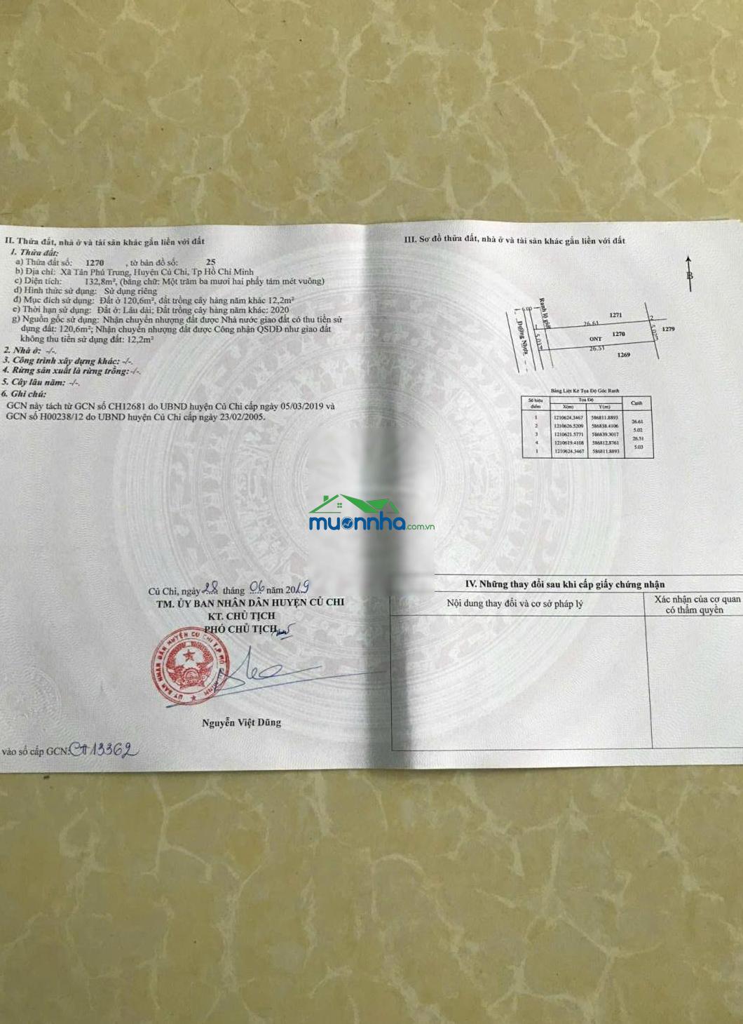 Bán khu trọ 5 phòng 132,8m² chỉ 1 tỷ 850, gần kcn tân phú trung, củ chi, shr - 4