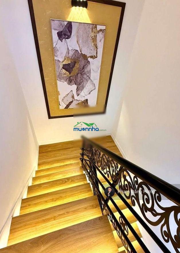 9,9 tỷ sở hữu nhà trung tâm phú nhuận, sát hẻm oto phan đình phùng, 4 tầng, 51.7m², nở hậu 6.5m - 2