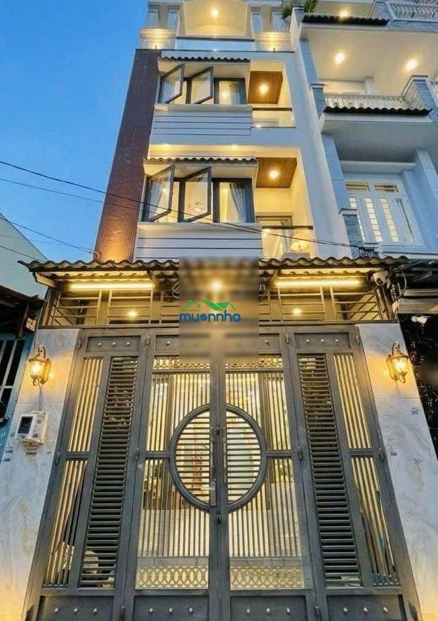 Nhà đẹp - 4 tầng (4x14m) - 5pn - hxh 6m thông - khu vip lê văn quới - bốn xã - chỉ: 6,84 tỷ - 3