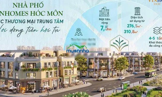 Chính thức nhận booking nhà phố vinhomes hóc môn - 2