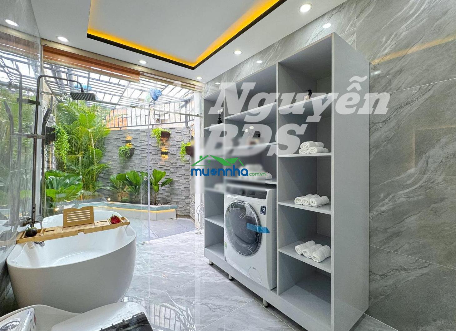 Nhà phố có sân vườn, 2 tầng ngang 5.5m, đường đặng nhữ lâm, nhà bè, cạnh q7 - 2
