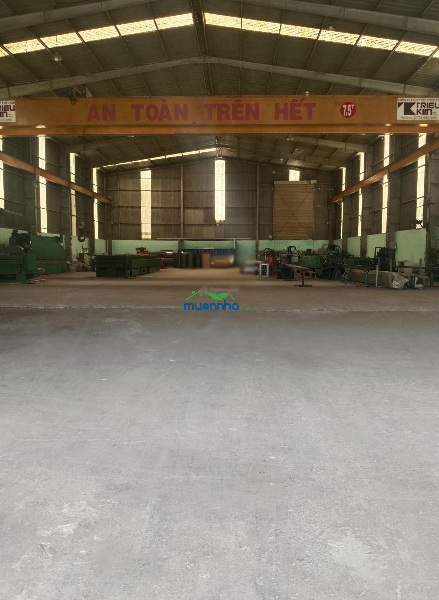 Cho thuê nhà xưởng dĩ an bình dương, dt 1500m², giá 95tr/tháng - 2