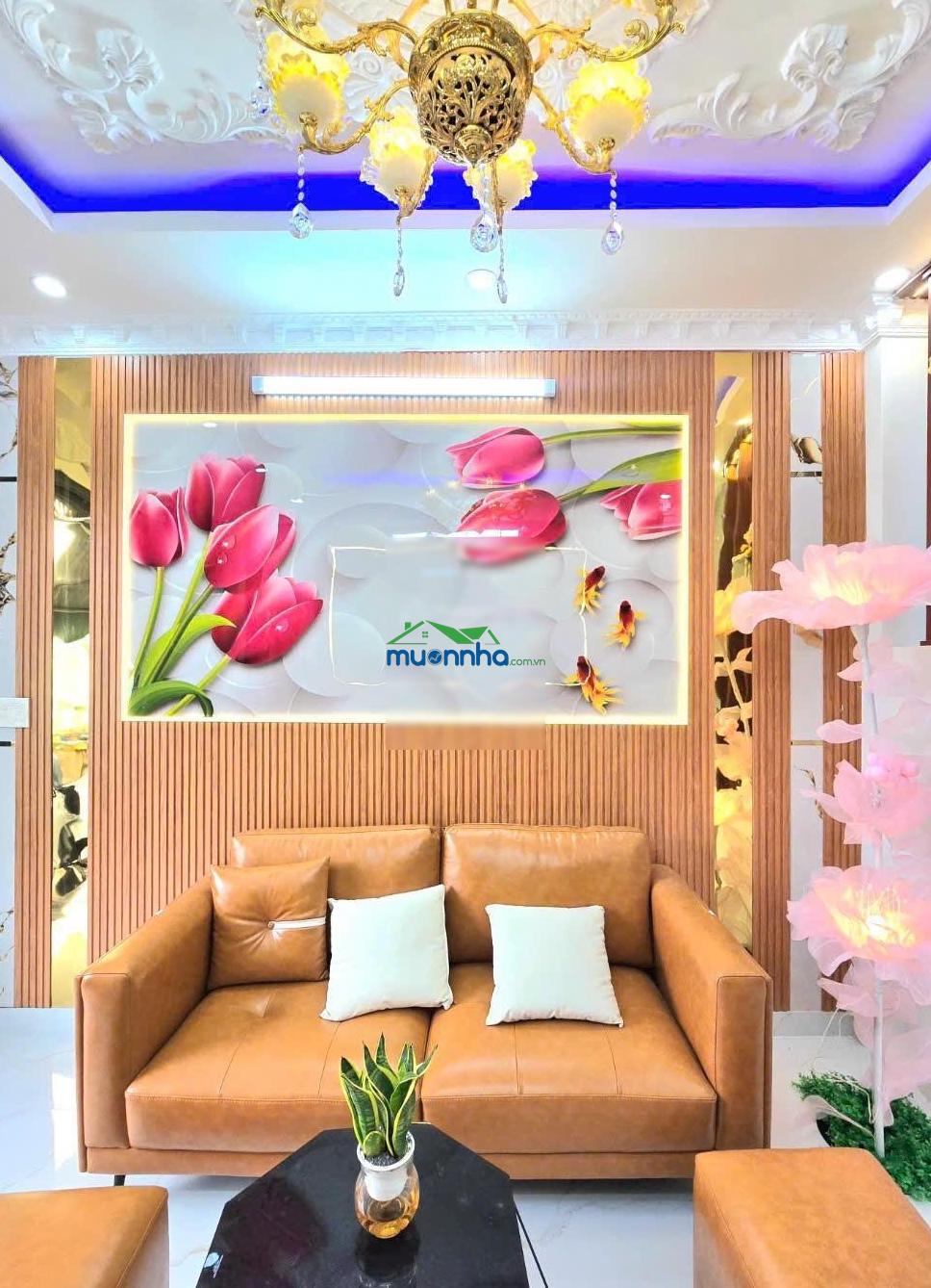 Cần bán nhà có sổ hồng một lầu đường trước nhà 6m - 3