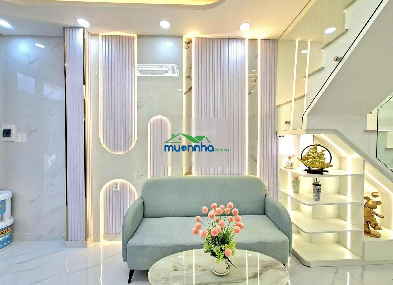 Nhà mới đẹp có sổ hồng gần cầu phú xuân - 3