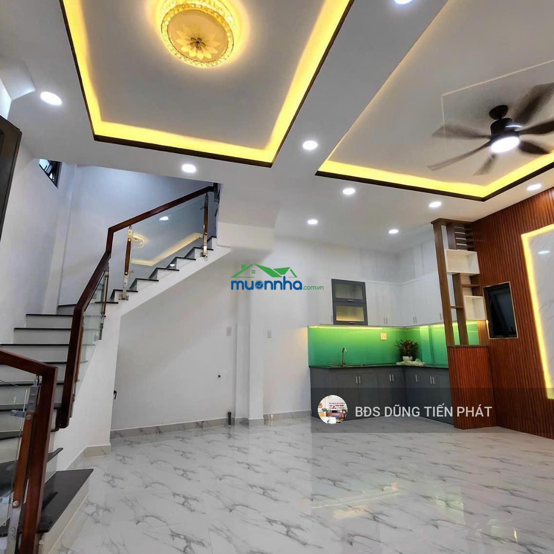 Nhà hẻm thẳng 1 lầu cách mt 20m hưng phú p8 - 2