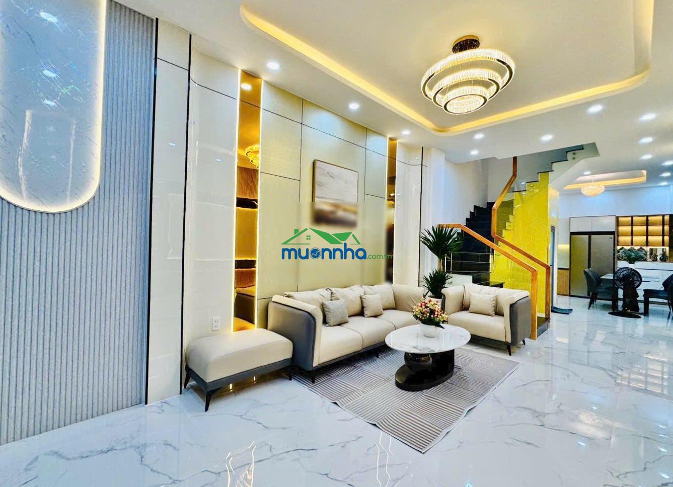 Nhà vừa hoàn công bán gấp giá 3 tỷ300tr. hồ biểu chánh, phú nhuận, dt 75m2, hẻm 6m hđ thuê 19tr shr - 4