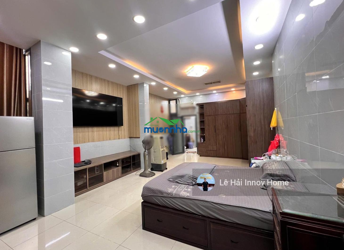 13,5 tỷ - khu 351 lê đại hành - đường nhựa 7m -(4.8x16m, 5 tầng, sân thượng) -nhà mới full nội thất - 3