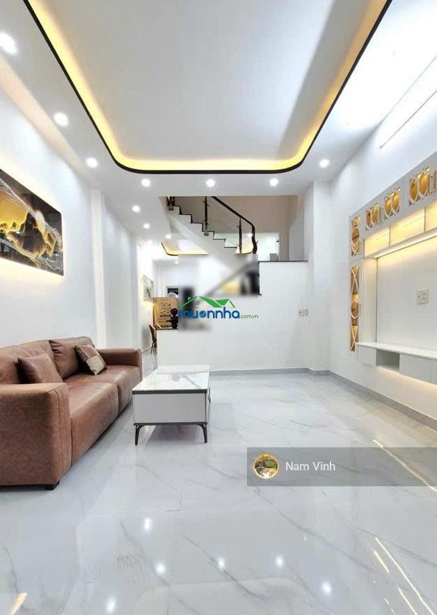 Bán nhà ô tô thông quận 7 cạnh nam long nở hậu 4.5m x 13m mới 3 tầng 5 phòng chỉ 5.8 tỷ tl