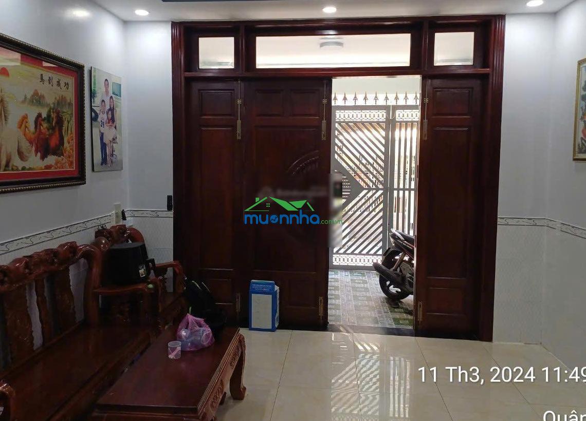 Bán nhà 4,5x10, 1 trệt 2 lầu sân thượng kiên cố hẻm xe hơi tân thới hiệp gần metro gò vấp 3,7 tỷ