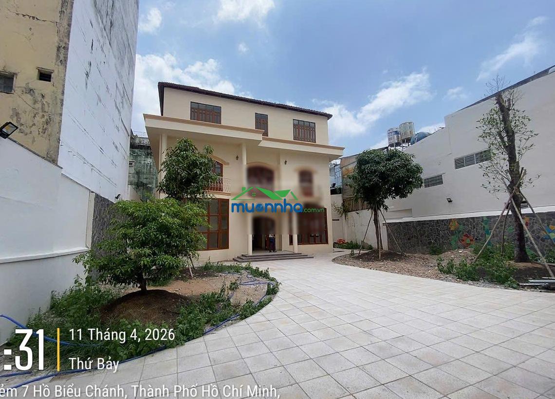 Biệt thự trục nguyễn văn trỗi, khuôn đất 526m², gần 500m² sàn, 7pn full gỗ sồi đỏ, 70 tỷ tl