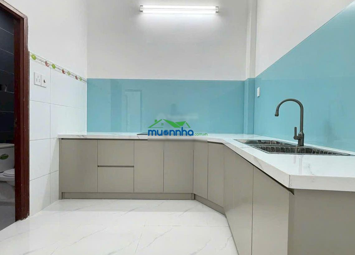Nhà mới hẻm xe hơi, cn 46m2, nở hậu, 3 phòng ngủ, gần chợ phan văn trị, bình thạnh, 6.65 tỷ