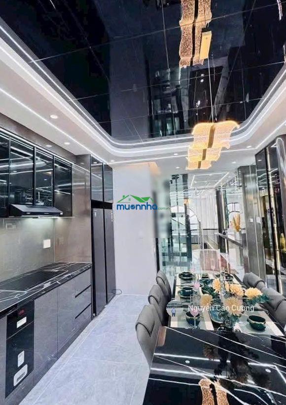 Nhà đẹp q12 - thiết kế luxury, có thang máy, 4x16m, 1 lửng 3 lầu đường 8m, 1/ thạnh xuân 25