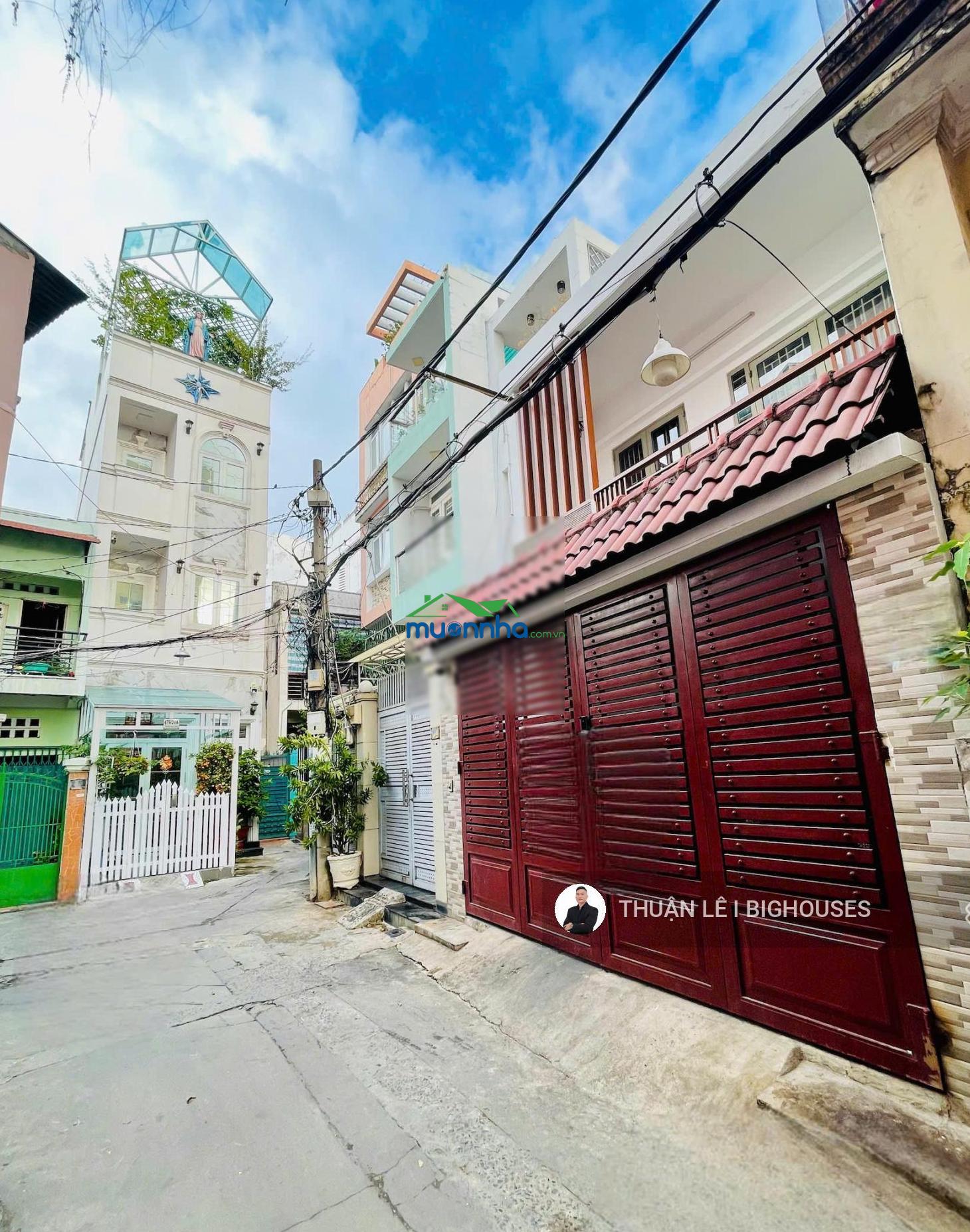 Siêu phẩm (5m x 18m) gần ngã tư phú nhuận. hẻm xe hơi thông hoàng văn thụ, 2 tầng tiện xd mới 4tst - 4