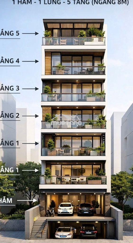 Bán mt khuôn việt  lề 4m , tân phú dt: 6x25m gpxd: hầm 7 tầng 16 tỷtl
