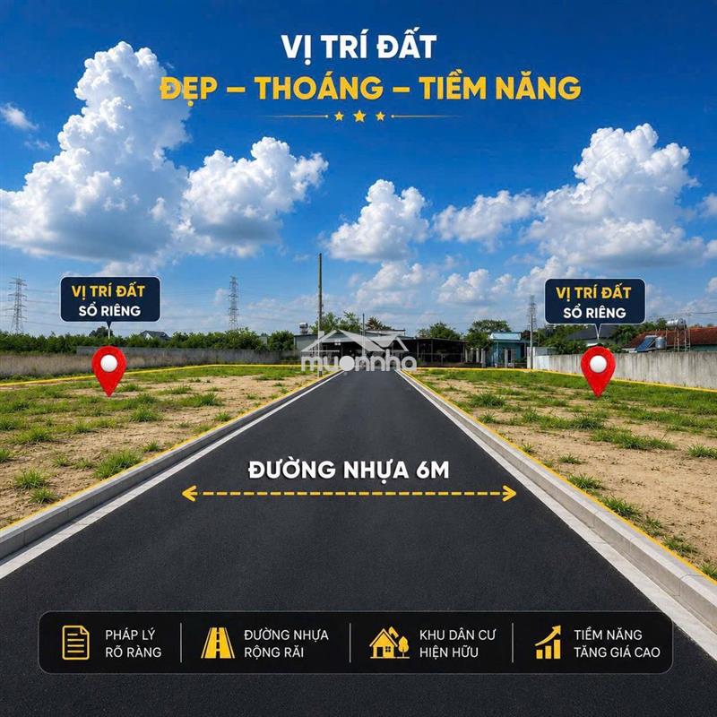 Đất nền\ ngay chợ thạnh phú- phường tân triều-chỉ cần 350tr nhận đất