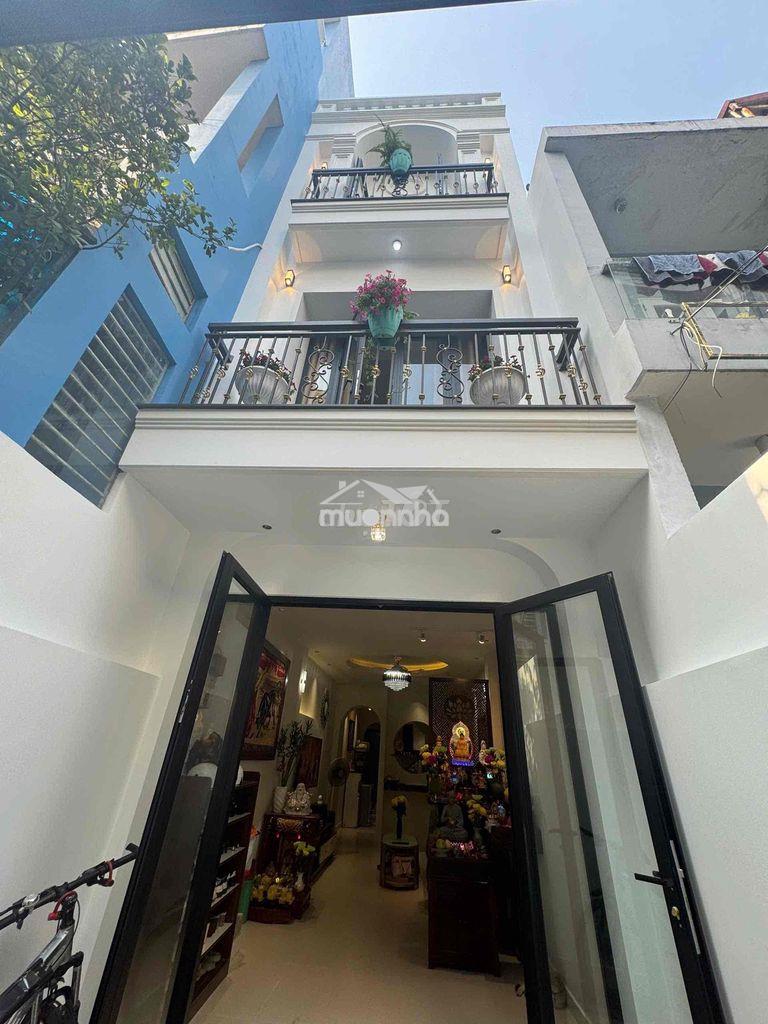 Nhà đẹp, mới, hẻm xe hơi thông 6m ng đình chiểu, 30m2, lửng+2l+st+3pn