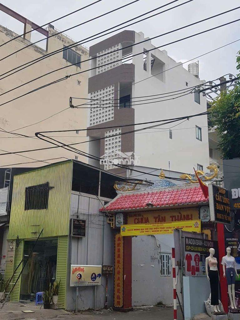 Nhà nguyên căn mặt tiền nguyễn văn quá 1 trệt 4 lầu, dt 4×20. có 4pn