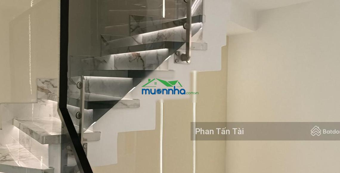 Bán nhà 6,2 tỷ 4 tầng+lửng đúc 40,7m2 hẻm 5m thông đs14 lê văn quới bình hưng hòa cạnh ngã tư 4 xã