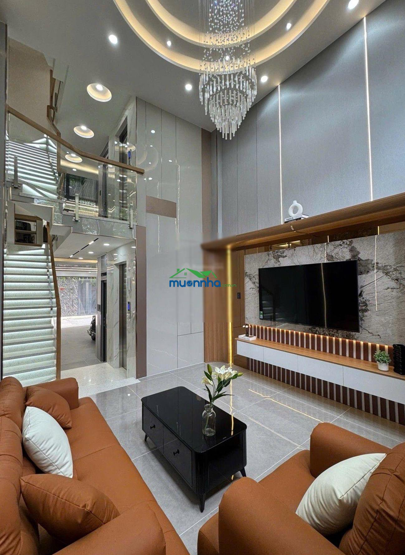 Nhà phố cao cấp, 5 tầng, 5 phòng, xe hơi ngủ trong nhà, giáp kênh tham lương - 2