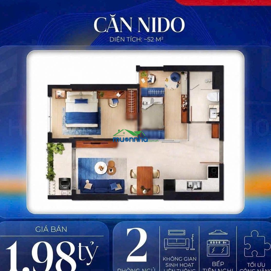Căn hộ monrei thủy liệu đầu tiên tại hcm giá chỉ từ 1ty8/căn 1pn. - 2