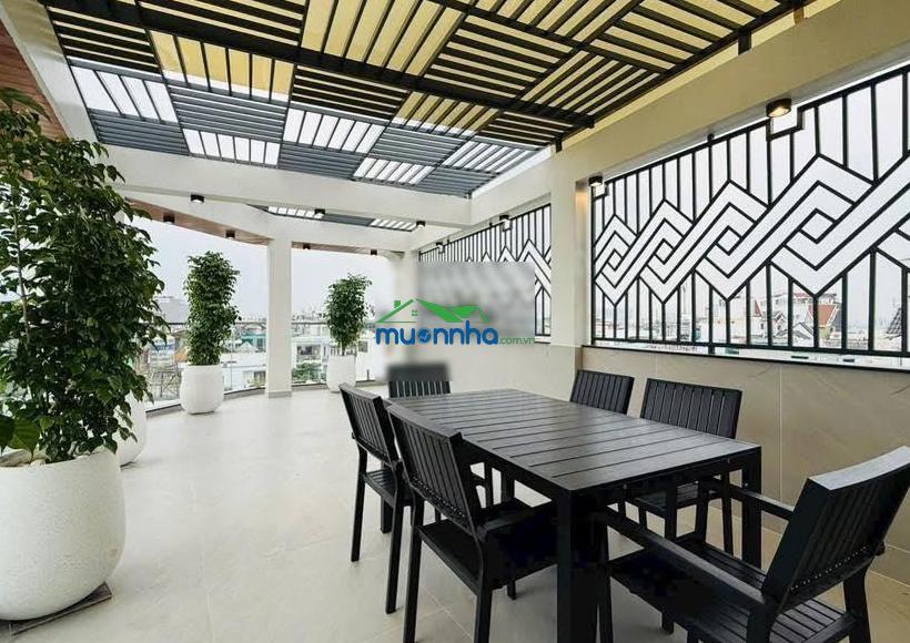 Ngộp oxy giảm 3 tỷ-nhà 7m x15m 4 lầu thang máy-góc 2 mặt tiền 6m phan huy ích - 4