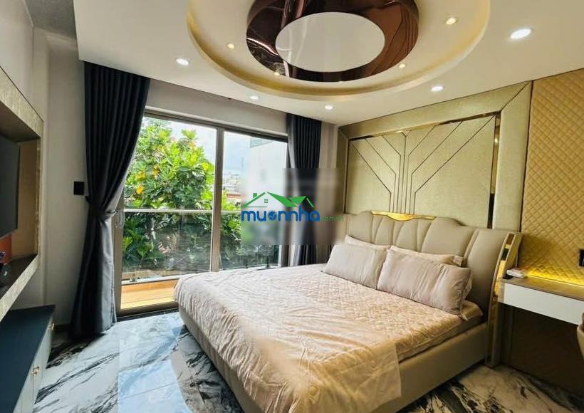 Thiếu oxy lỗ 1 tỷ-nhà 6m x 8m 4 lầu-garaxe 7 chỗ-hẻm 6m phan huy ích - 2