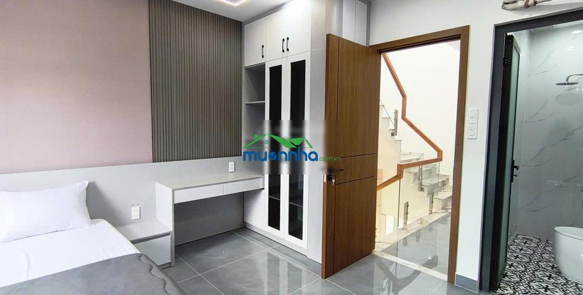 Bán trong tuần nhà mới 4 tầng full nội thất gần chợ bà hom tỉnh lộ 10, hẻm xe tải, giá chỉ 5,49 tỷ