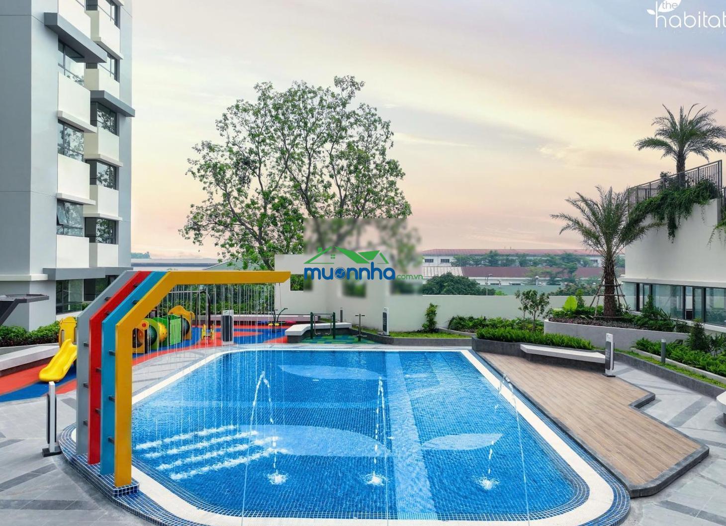 84m² cho thuê 2pn+2wc habitat - căn rộng nhất, view mát - full nội thất 12tr (bao phí) - 4
