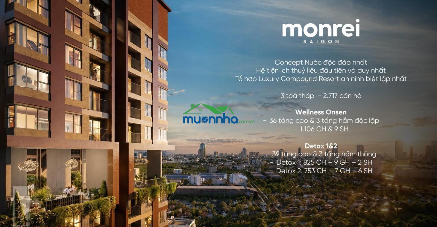 Monrei saigon căn 3pn 88m chỉ 4,1 tỷ, không gian sống khó tìm trong tầm giá