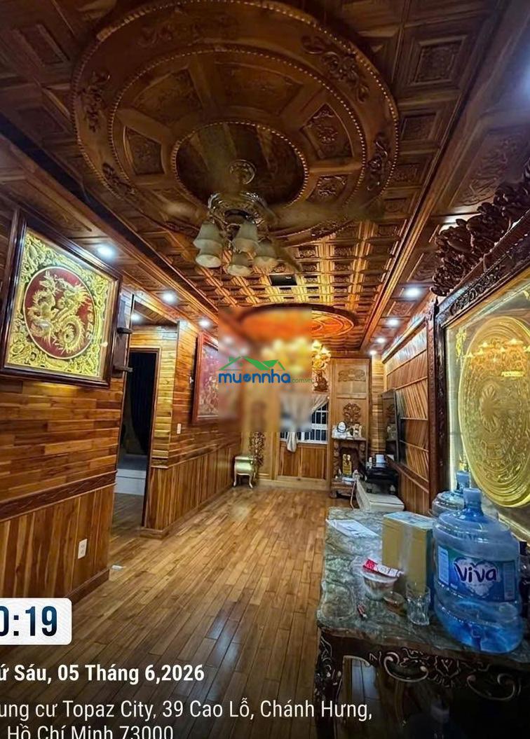 Cực hiếm! 2pn topaz city full nội thất gỗ sang trọng. ngay tạ quang bửu - cao lỗ, q8 - 2