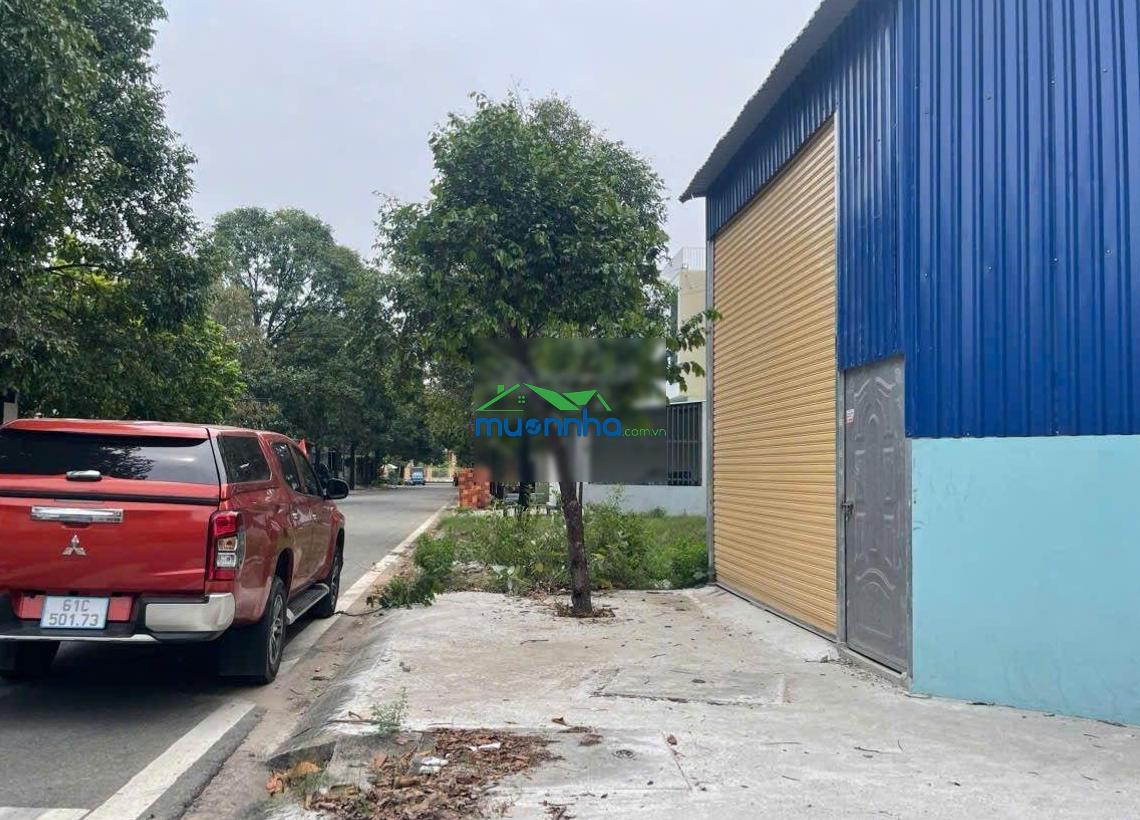 Cho thuê kho mới phú tân gần thành phố mới bình dương - diện tích 300m² - góc 2 mặt tiền - 4