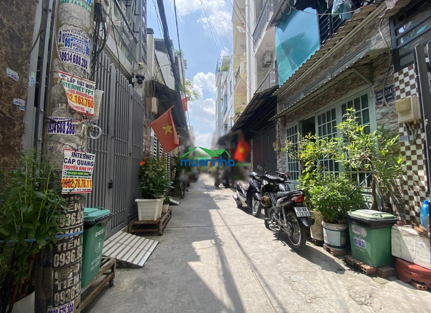 Cực tốt 3,86 tỷ - 3 tầng đúc kiên cố - cách 10m ra hxh lê văn quới - sát bốn xã - 3