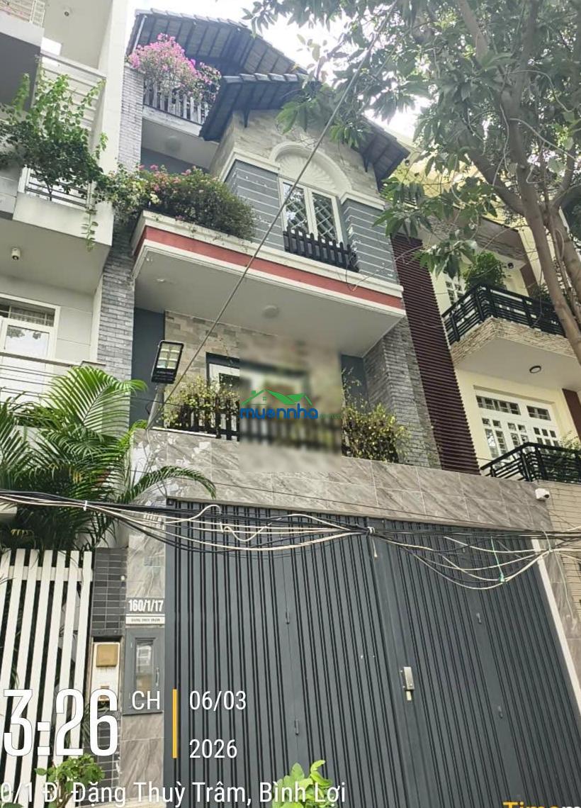 Bán nhà hxh p. 13, đặng thùy trâm, đt 5x16m, kc 5 tầng, giá 13 tỷ tl trc nhà công viên
