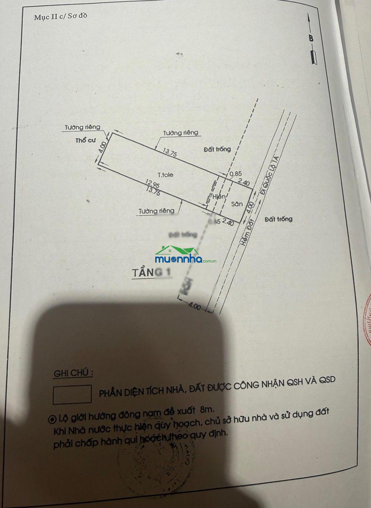 Nhà 2 tầng, 3.3 tỷ sổ hồng riêng, phường thới an, q12, gần gò vấp - 2