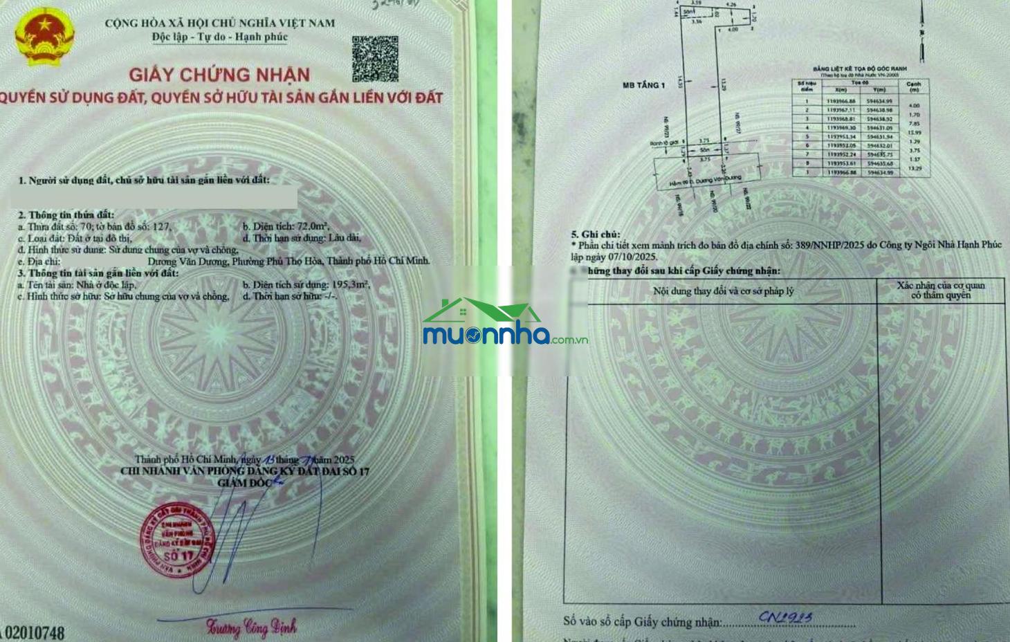 72m², nở hậu chữ l 8m, 4 tầng, nhà mới đẹp tại đường dương văn dương. ~8 tỷ - 3
