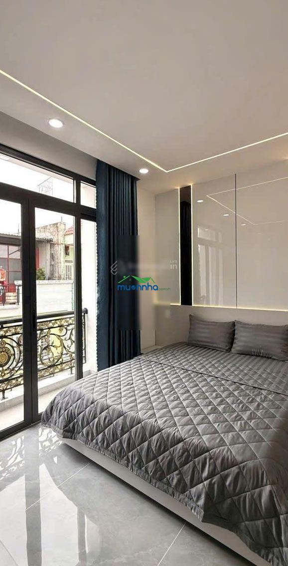 Nhà 4 tầng full nội thất tỉnh lộ 10 hẻm 8m có lề - 4