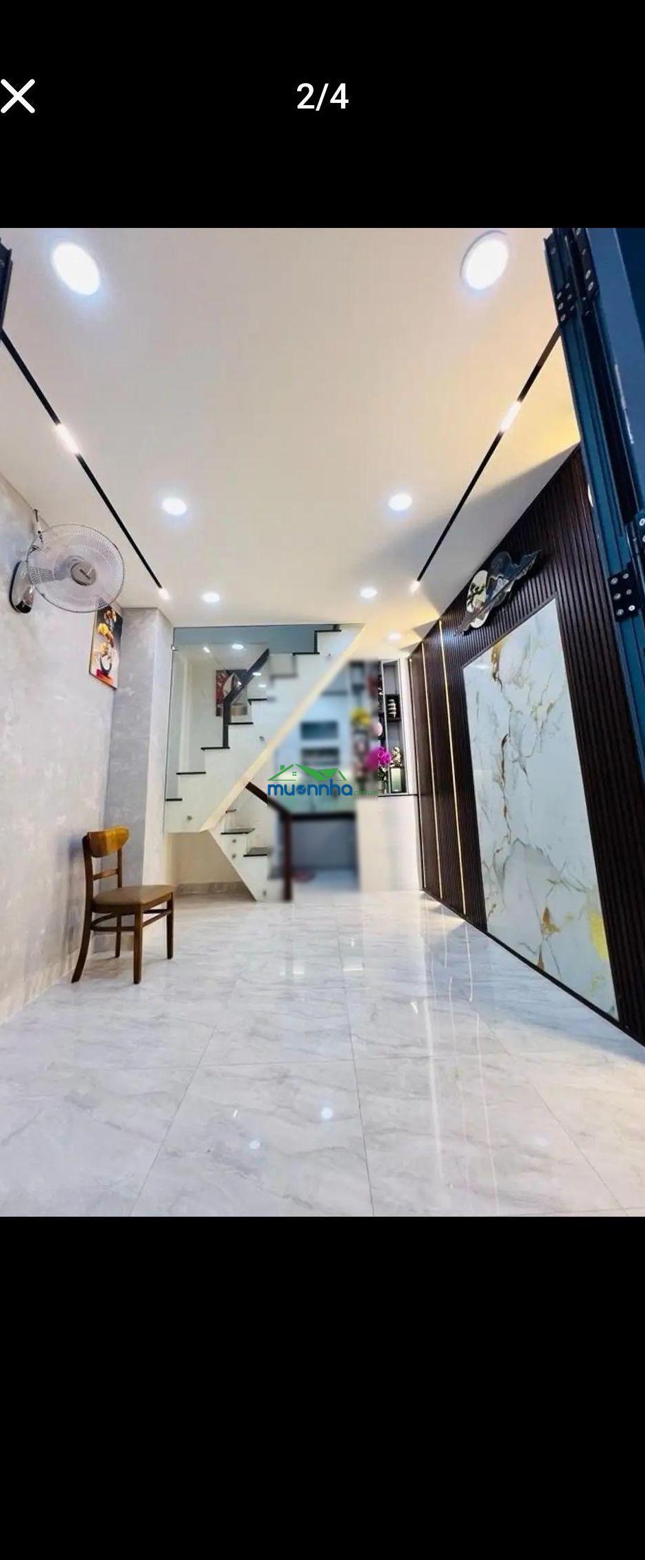 Chỉ 3,1 tỷ, nhà 2 tầng btct, 2pn, cách 100m ra hẻm xe hơi 502 huỳnh tấn phát - 2