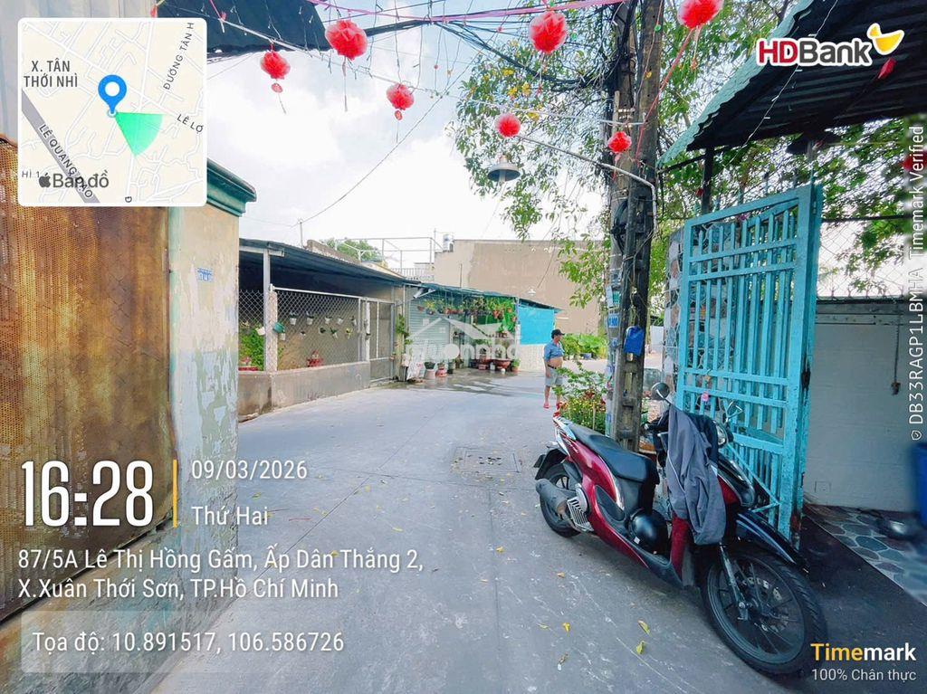 Bán nhà 87/5a đường lê thị hồng gấm, hóc môn, dt 94m2, giá 3tỷ - 2