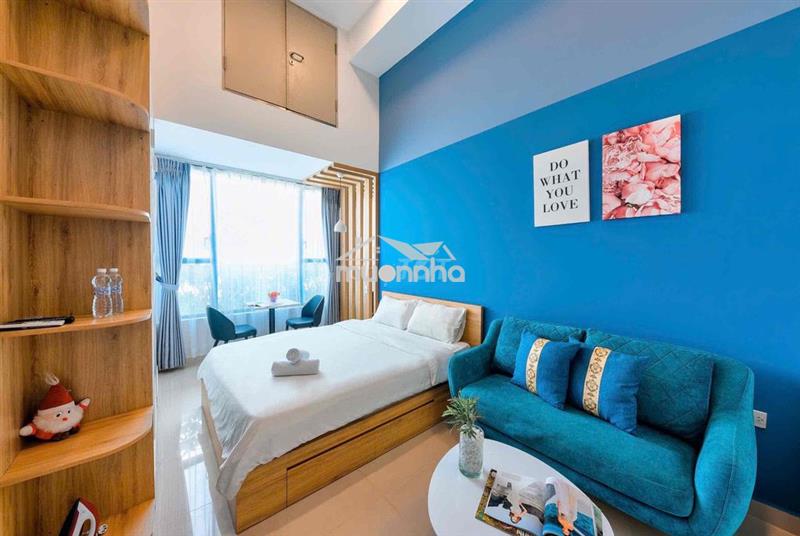 Căn hộ studio đầy đủ nội thất river gate